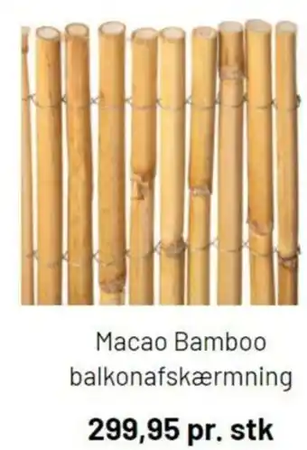Macao Bamboo Balkonafskærmning