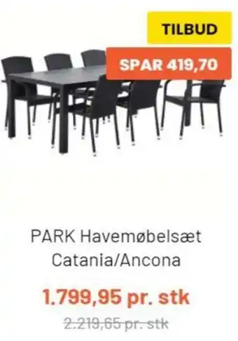 Silvan Park Havemøbelsæt Catania/Ancona tilbud