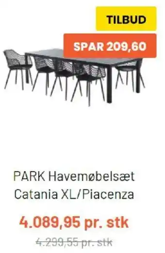 Silvan Park Havemøbelsæt Catania XL/Piacenza tilbud
