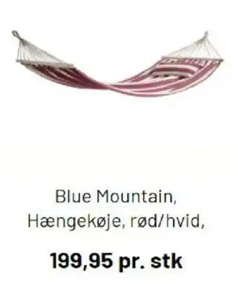 Silvan Blue Mountain Hængekøje, Rød/Hvid tilbud