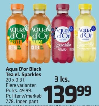 Fleggaard Aqua d'or ice tea tilbud