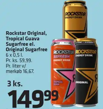 Fleggaard Rockstar energidrik tilbud