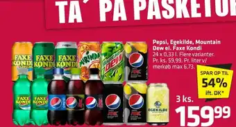 Fleggaard Pepsi max cola tilbud
