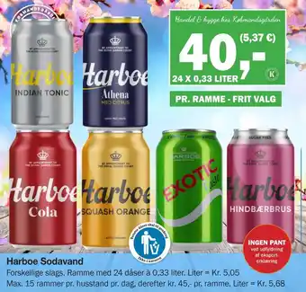 Købmandsgården Harboe tonicvand tilbud