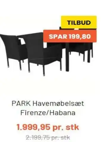 Silvan Park Havemøbelsæt Firenze/ Habana tilbud