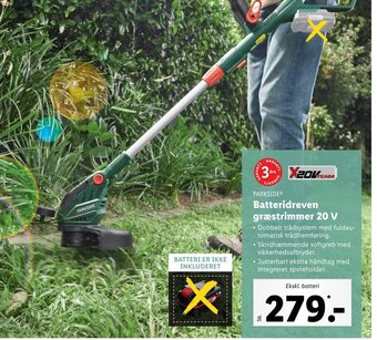 Batteridreven Græstrimmer 20 V