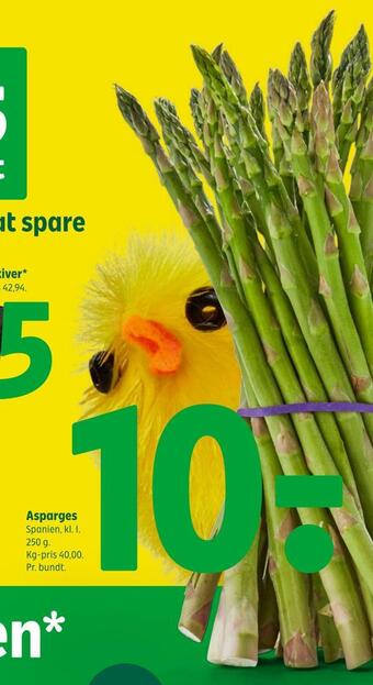 Coop 365 Asparges tilbud