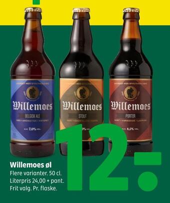 Coop 365 Willemoes øl tilbud