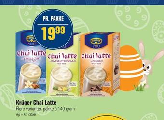 Otto Duborg Krüger chai latte tilbud