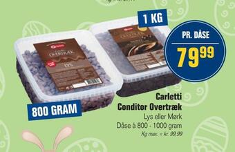 Carletti conditor overtræk