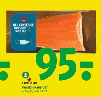 Coop 365 Fersk lakseside tilbud