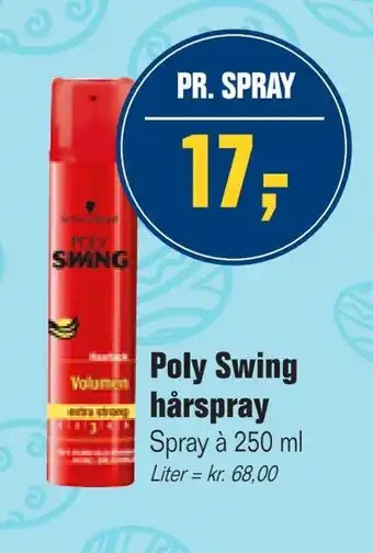 Poly swing hårspray