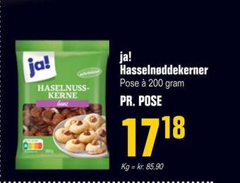 Ja! hasselnøddekerner