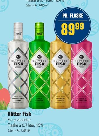 Glitter fisk