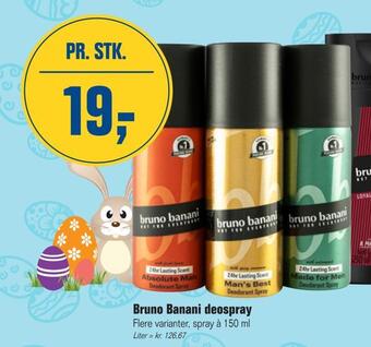Otto Duborg Bruno banani deospray tilbud