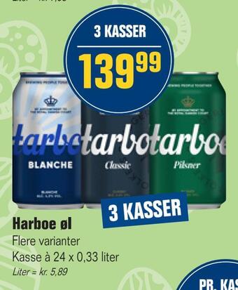 Otto Duborg Harboe øl tilbud