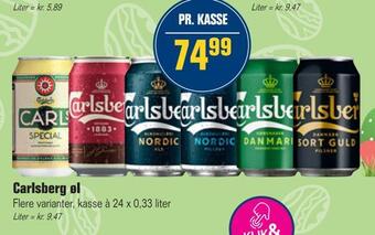 Otto Duborg Carlsberg øl tilbud