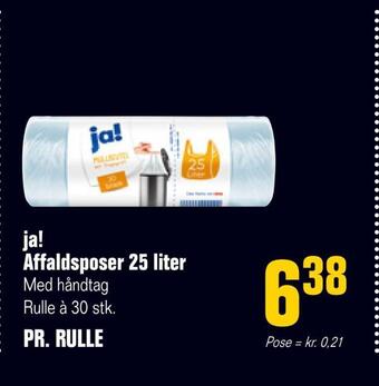 Otto Duborg Ja! affaldsposer 25 liter tilbud