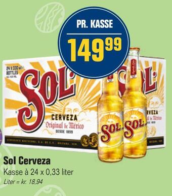 Otto Duborg Sol cerveza tilbud