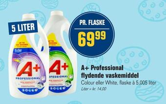 Otto Duborg A+ professional flydende vaskemiddel tilbud