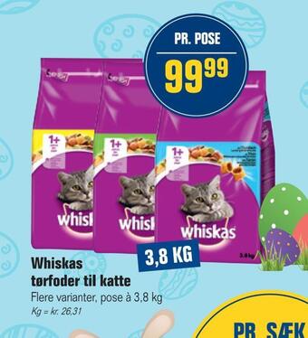 Whiskas tørfoder til katte