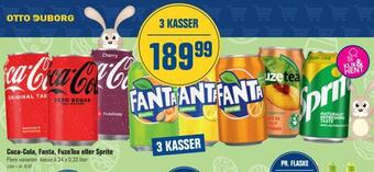 Otto Duborg Coca-cola, fanta, fuzetea eller sprite tilbud