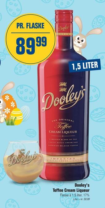 Dooley's toffee cream liqueur