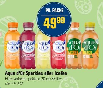 Otto Duborg Aqua d'or sparkles eller icetea tilbud