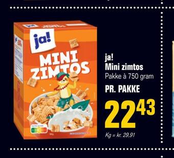Otto Duborg Ja! mini zimtos tilbud