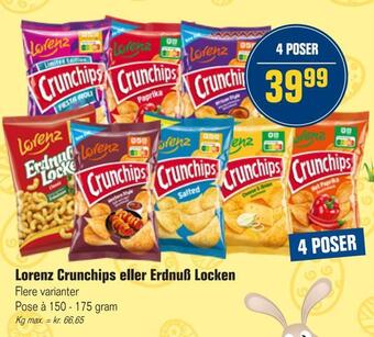 Otto Duborg Lorenz crunchips eller erdnuß locken tilbud