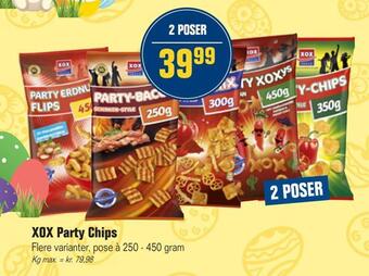 Xox party chips