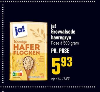 Otto Duborg Ja! grovvalsede havregryn tilbud