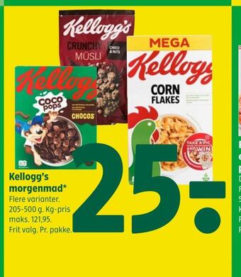 Coop 365 Kellogg's morgenmad tilbud
