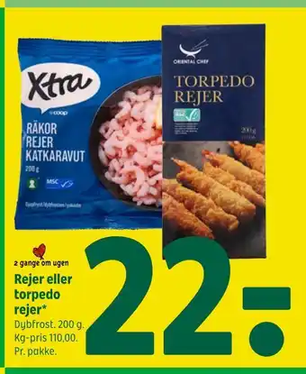 Coop 365 Rejer eller torpedo rejer tilbud