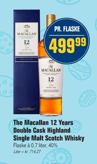 Otto Duborg The macallan 12 years double cask highland single malt scotch whisky tilbud