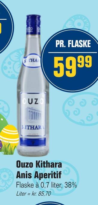 Otto Duborg Ouzo kithara anis aperitif tilbud