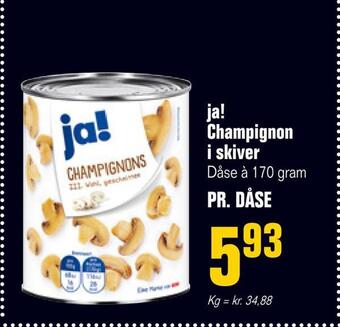 Otto Duborg Ja! champignon i skiver tilbud