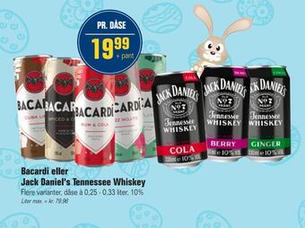 Otto Duborg Bacardi eller jack daniel's tennessee whiskey tilbud