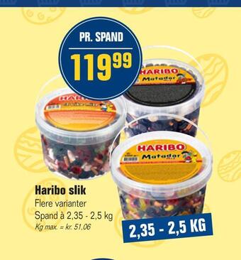 Otto Duborg Haribo slik tilbud