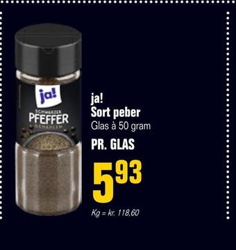 Otto Duborg Ja! sort peber tilbud