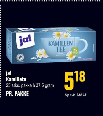 Otto Duborg Ja! kamillete tilbud