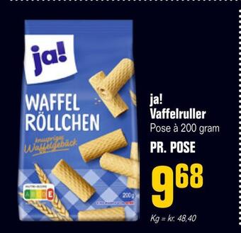 Ja! vaffelruller