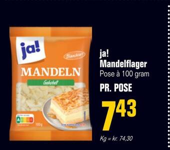Otto Duborg Ja! mandelflager tilbud