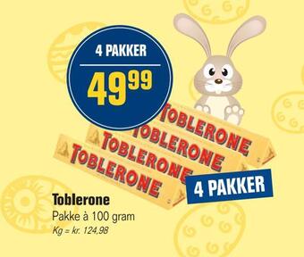 Otto Duborg Toblerone tilbud