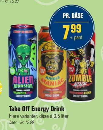 Take off energy drink