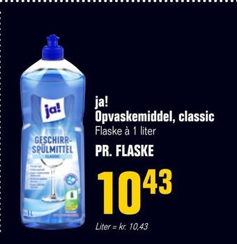 Otto Duborg Ja! opvaskemiddel, classic tilbud
