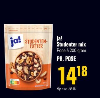 Otto Duborg Ja! studenter mix tilbud
