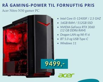 EDB Center Acer nitro n50 gamer pc tilbud