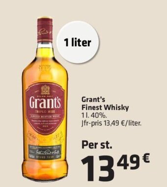 Fleggaard Grant's Finest Whisky tilbud