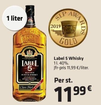 Fleggaard Label 5 Whisky tilbud